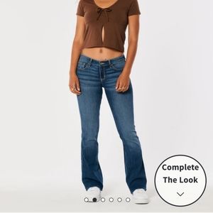 NWT Hollister Low-Rise Boot cut jeans